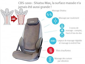 Un programme de massage personnalisé à domicile avec le Homedics cbs1000